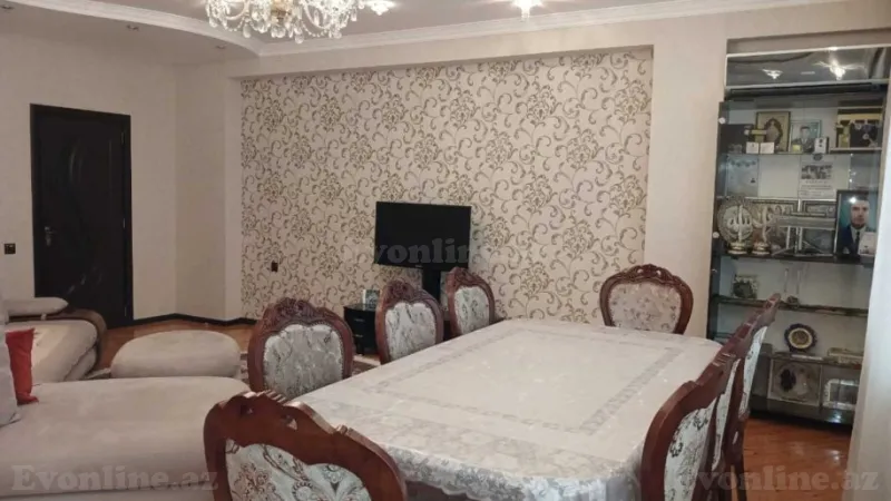 Satılır 3 otaqlı Mənzil Yeni tikili 125 m² İnşaatçılar m. - şəkil 2