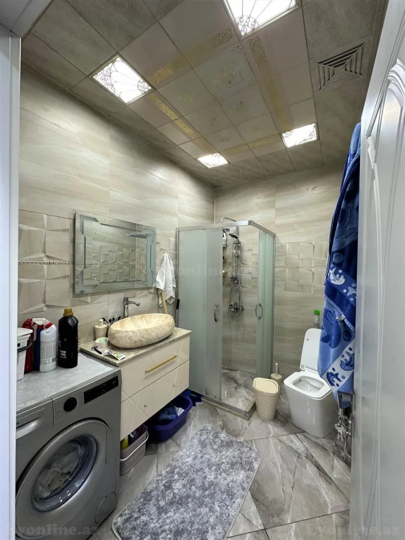 Satılır 2 otaqlı Mənzil Yeni tikili 55 m² Həzi Aslanov m. - şəkil 13