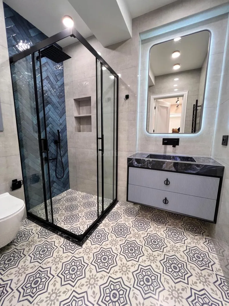 Satılır 3 otaqlı Mənzil Yeni tikili 96 m² Elmlər Akademiyası m. - şəkil 17