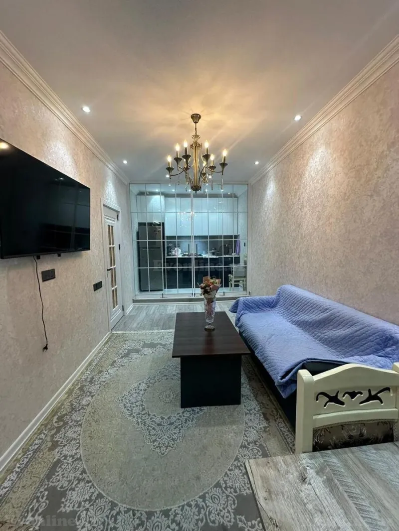 Satılır 2 otaqlı Mənzil Yeni tikili 55 m² İnşaatçılar m. - şəkil 2