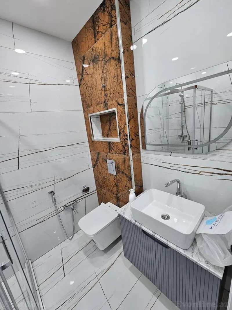 Satılır 2 otaqlı Mənzil Yeni tikili 60 m² Qara Qarayev m. - şəkil 13