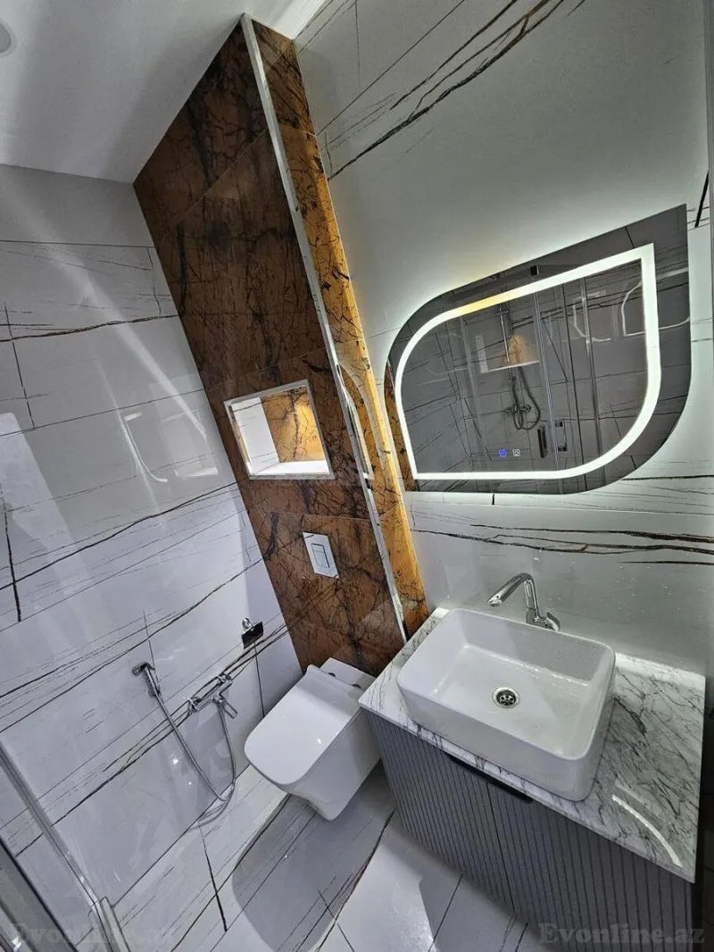 Satılır 2 otaqlı Mənzil Yeni tikili 60 m² Qara Qarayev m. - şəkil 15