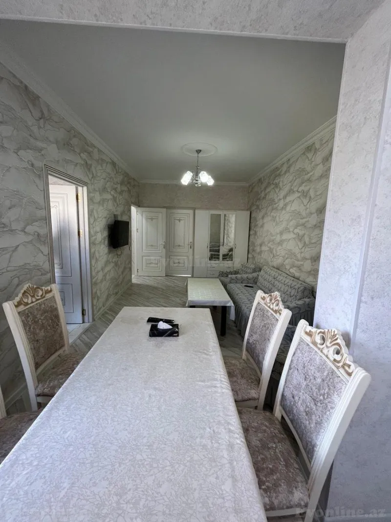 Kirayə verilir 2 otaqlı Mənzil Yeni tikili 50 m² Memar Əcəmi m. - şəkil 2