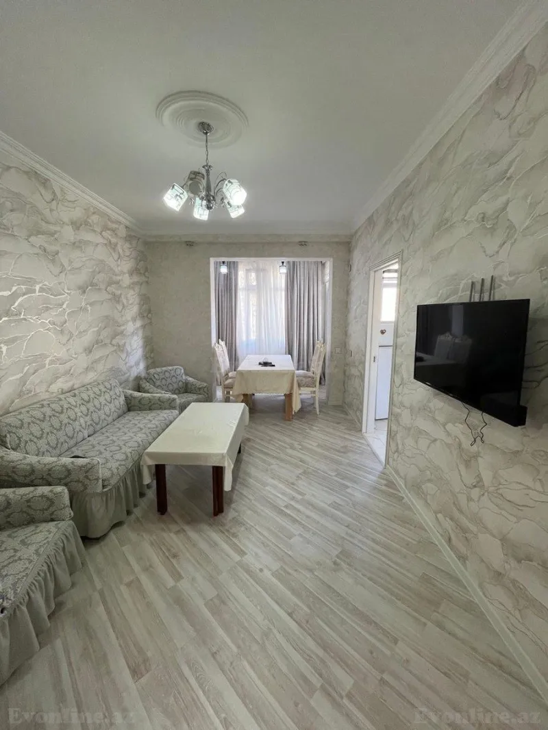 Kirayə verilir 2 otaqlı Mənzil Yeni tikili 50 m² Memar Əcəmi m. - şəkil 3