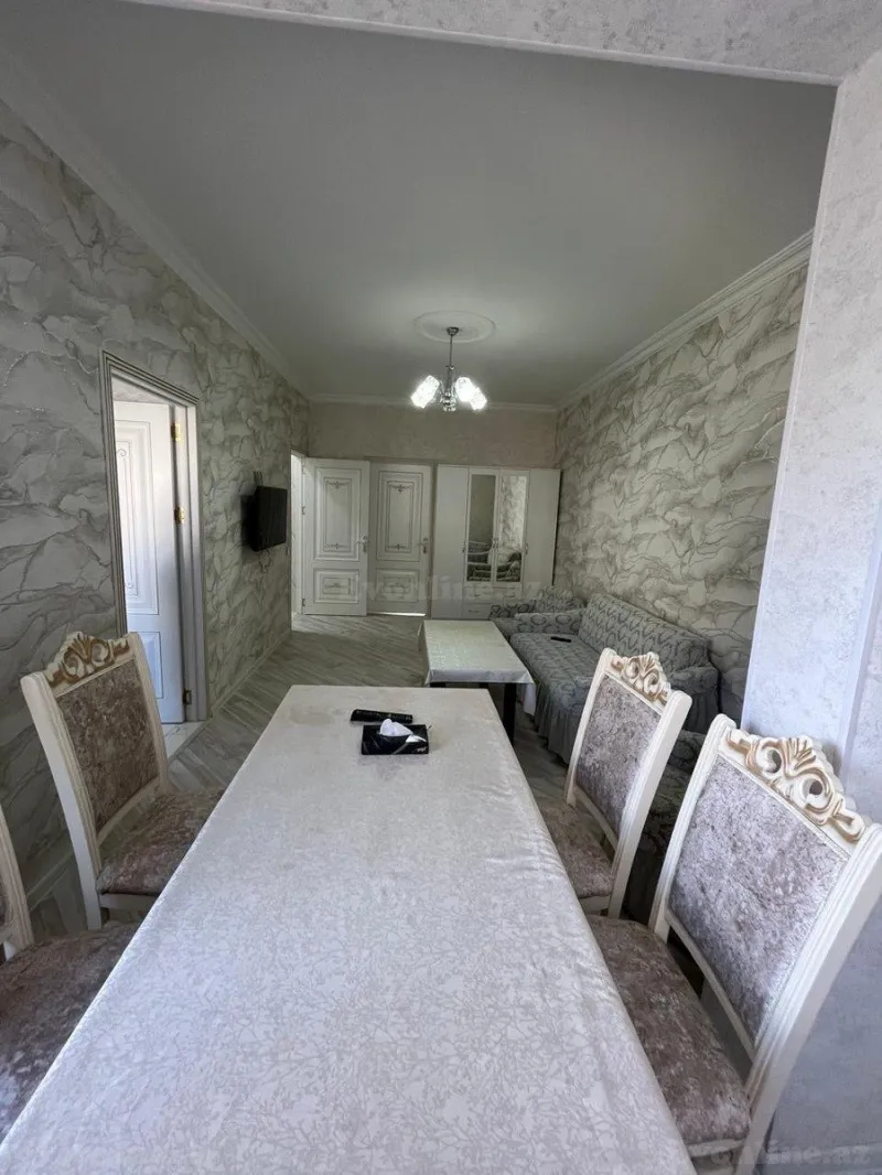 Kirayə verilir 2 otaqlı Mənzil Yeni tikili 50 m² Memar Əcəmi m. - şəkil 4