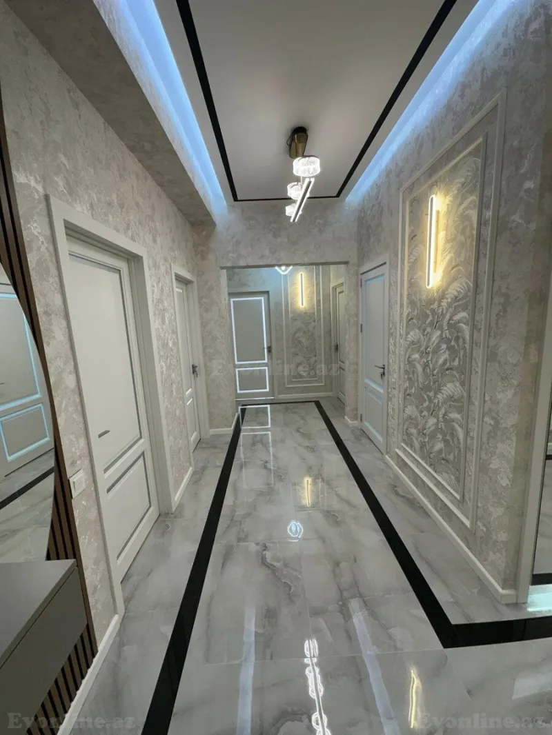 Satılır 3 otaqlı Mənzil Yeni tikili 127 m² Qara Qarayev m. - şəkil 13