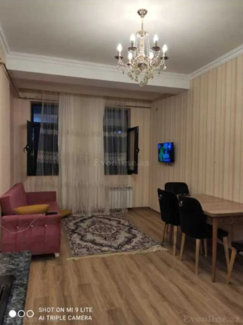 Kirayə verilir 2 otaqlı Mənzil Yeni tikili 60 m² Nizami m. - şəkil 2