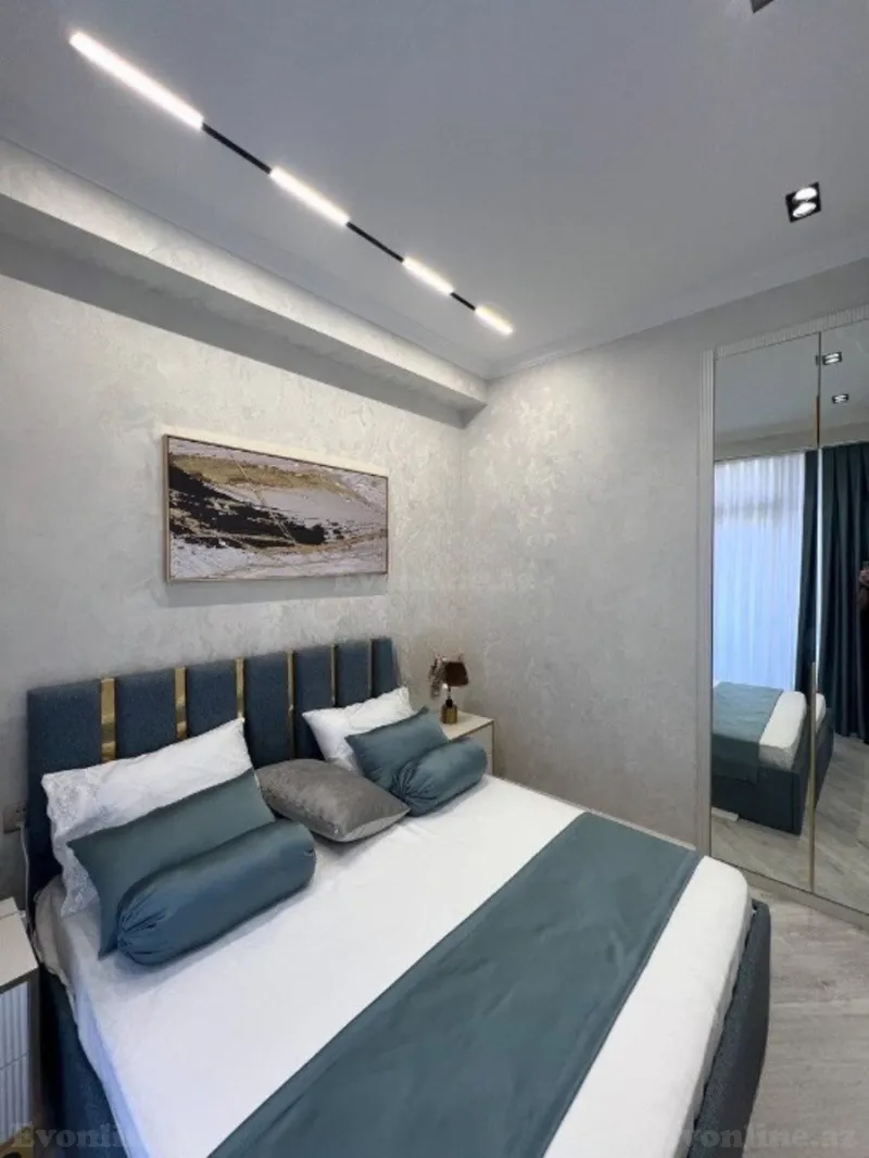 Satılır 2 otaqlı Mənzil Yeni tikili 45 m² Qara Qarayev m. - şəkil 6