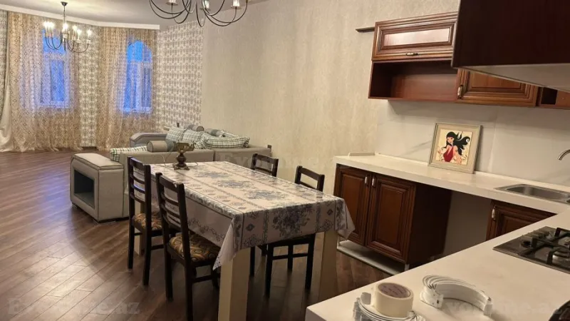 Kirayə verilir 4 otaqlı Mənzil Yeni tikili 120 m² Nəsimi m. - şəkil 2