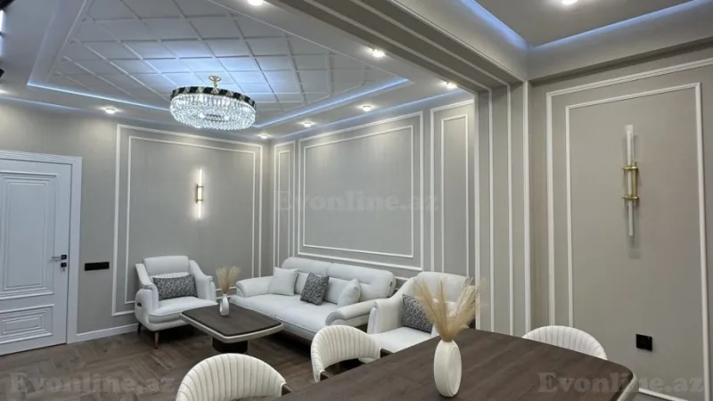 Satılır 3 otaqlı Mənzil Yeni tikili 105 m² Həzi Aslanov m. - şəkil 2