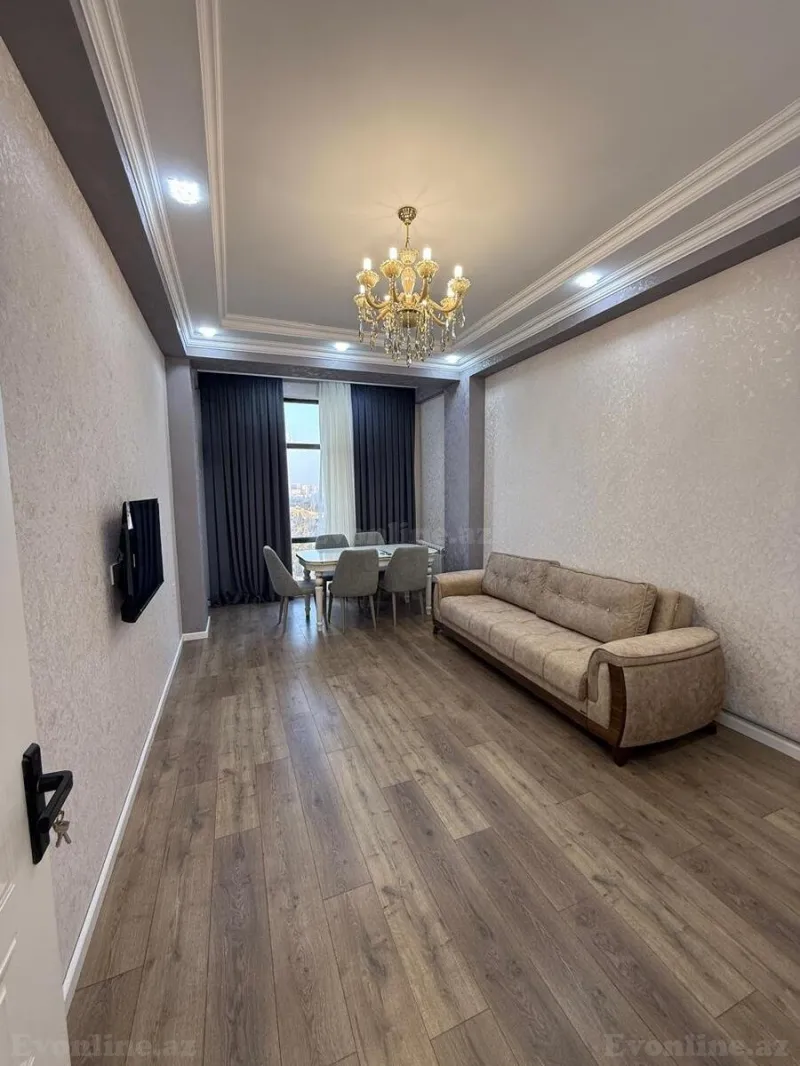 Kirayə verilir 2 otaqlı Mənzil Yeni tikili 70 m² Səbail r. - şəkil 2