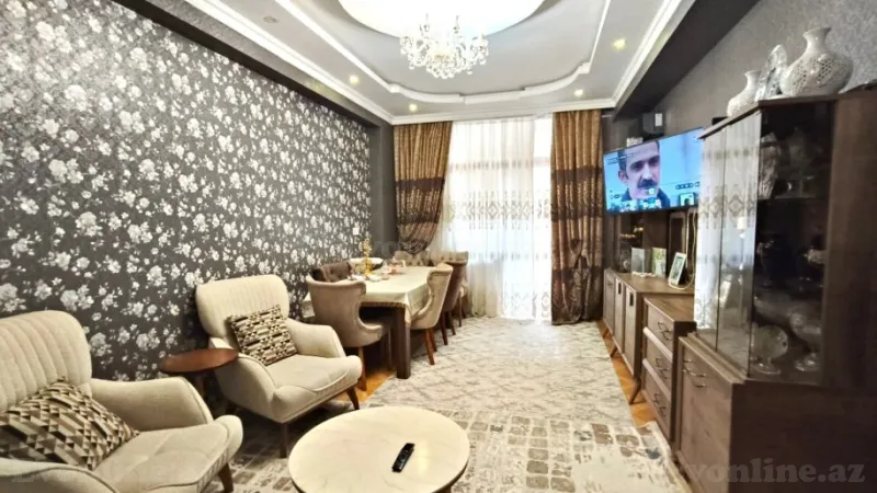 Satılır 3 otaqlı Mənzil Yeni tikili 85 m² Xalqlar Dostluğu m. - şəkil 2