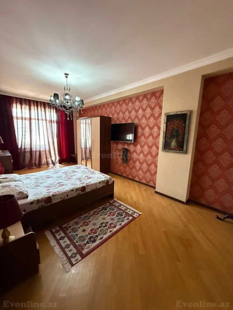 Kirayə verilir 4 otaqlı Mənzil Yeni tikili 210 m² Nəsimi r. - şəkil 15
