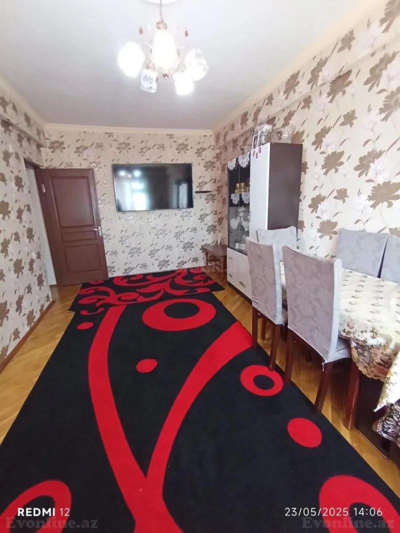 Satılır 4 otaqlı Mənzil Köhnə tikili 99 m² Xətai r. - şəkil 2