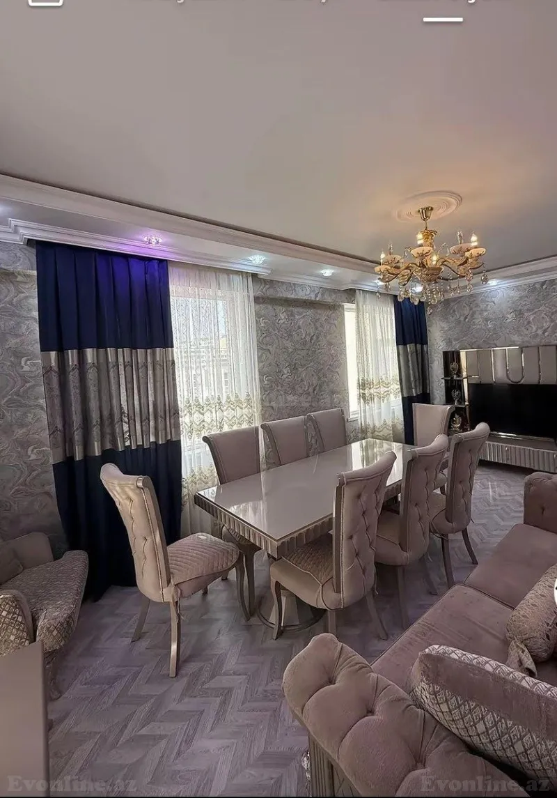 Satılır 3 otaqlı Mənzil Yeni tikili 110 m² Həzi Aslanov m. - şəkil 2