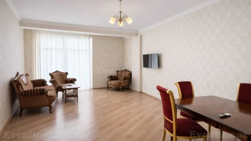 Kirayə verilir 2 otaqlı Mənzil Yeni tikili 80 m² Nəsimi r. - şəkil 2