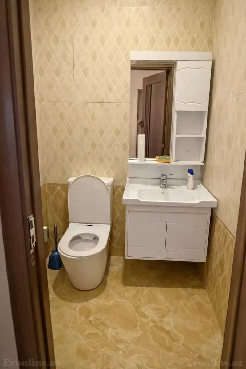 Kirayə verilir 2 otaqlı Mənzil Yeni tikili 80 m² Nəsimi r. - şəkil 11