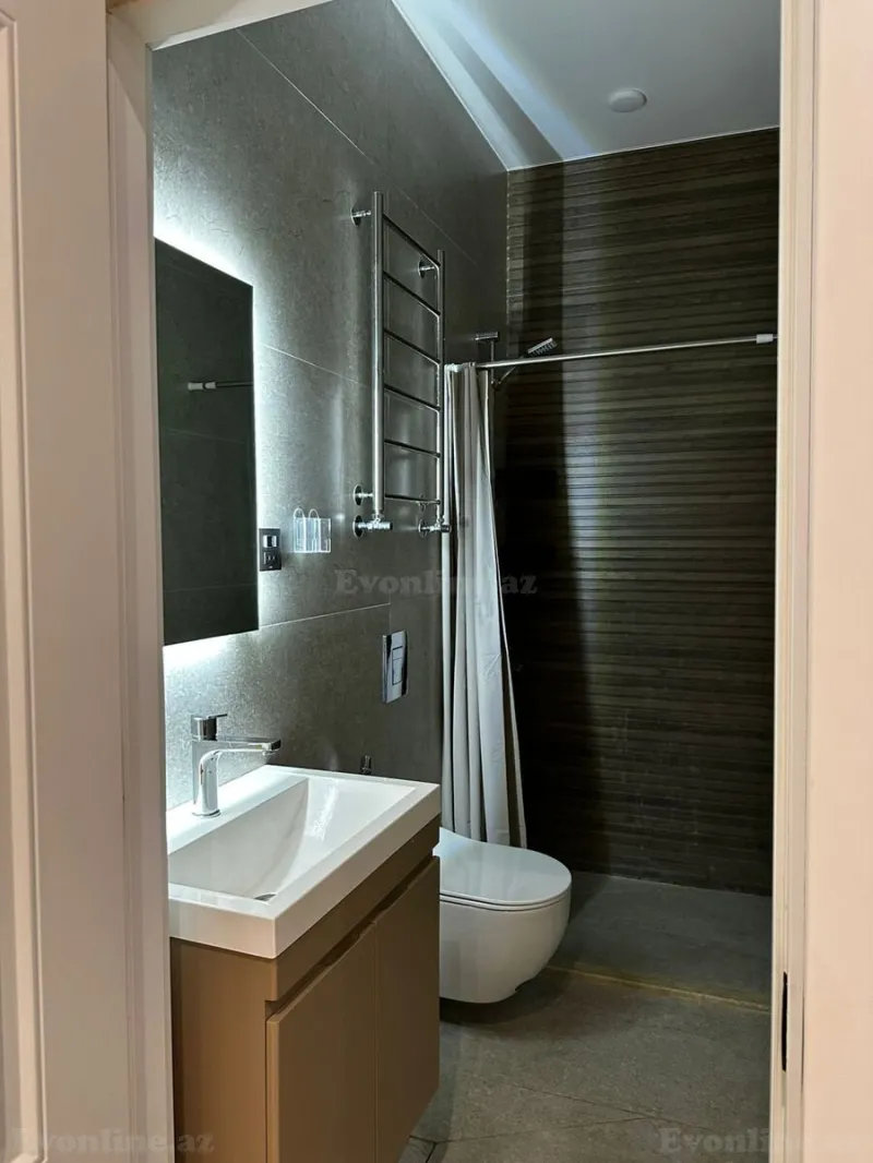 Kirayə verilir 2 otaqlı Mənzil Yeni tikili 62 m² Nəsimi r. - şəkil 6