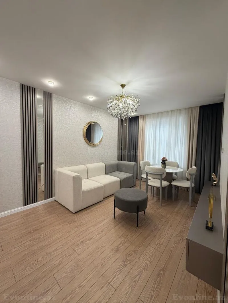 Satılır 2 otaqlı Mənzil Yeni tikili 45 m² Elmlər Akademiyası m. - şəkil 4