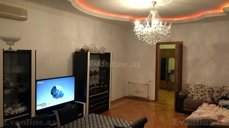 Kirayə verilir 3 otaqlı Mənzil Yeni tikili 160 m² Nəsimi r. - şəkil 2