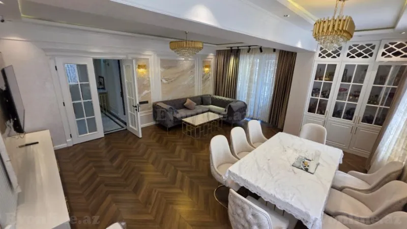 Satılır 3 otaqlı Mənzil Yeni tikili 128 m² Həzi Aslanov m. - şəkil 3