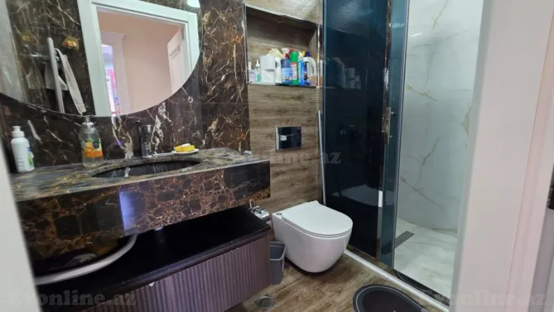 Satılır 3 otaqlı Mənzil Yeni tikili 128 m² Həzi Aslanov m. - şəkil 13