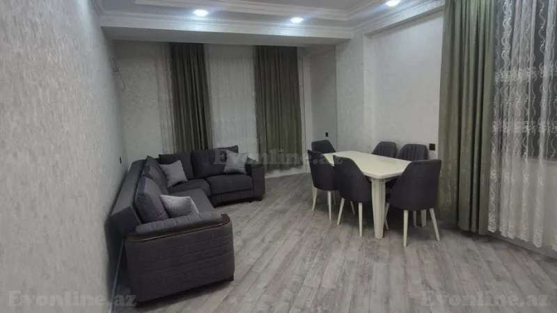 Kirayə verilir 2 otaqlı Mənzil Yeni tikili 90 m² Neftçilər m. - şəkil 2