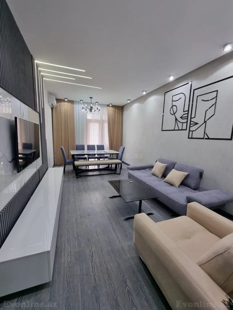 Kirayə verilir 2 otaqlı Mənzil Yeni tikili 80 m² Gənclik m. - şəkil 3