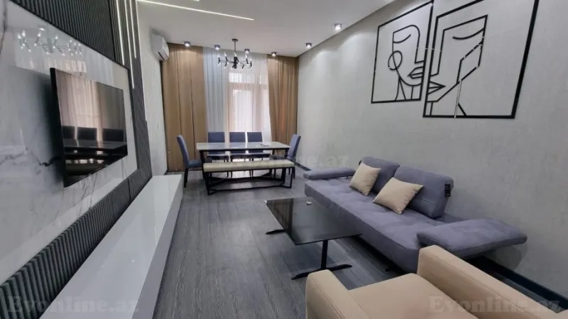 Kirayə verilir 2 otaqlı Mənzil Yeni tikili 80 m² Gənclik m. - şəkil 4