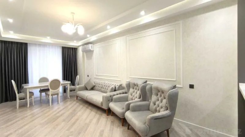 Kirayə verilir 2 otaqlı Mənzil Yeni tikili 80 m² Xətai m. - şəkil 2