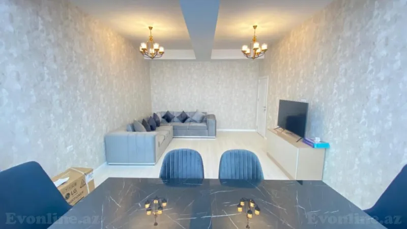 Kirayə verilir 2 otaqlı Mənzil Yeni tikili 90 m² İnşaatçılar m. - şəkil 7