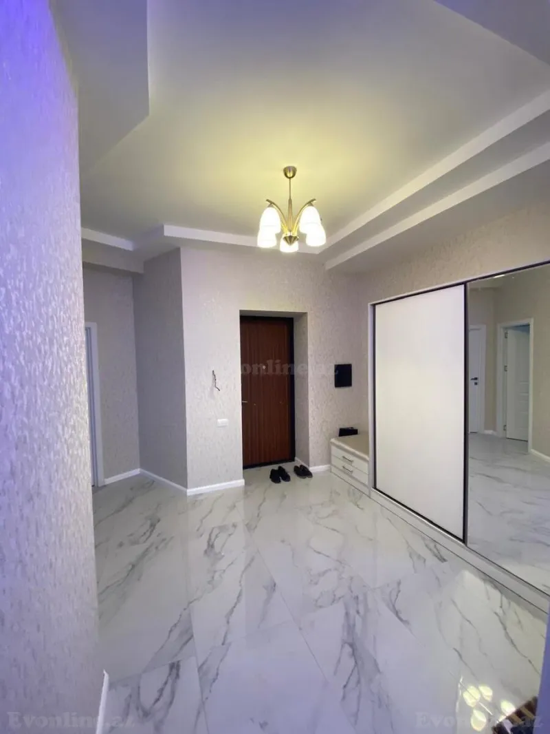 Kirayə verilir 2 otaqlı Mənzil Yeni tikili 90 m² İnşaatçılar m. - şəkil 18