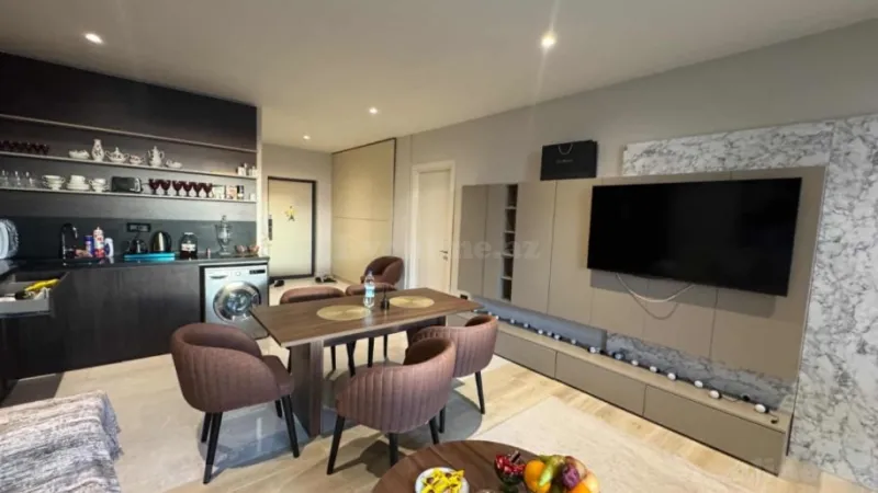 Kirayə verilir 2 otaqlı Mənzil Yeni tikili 92 m² Sabunçu r. - şəkil 3