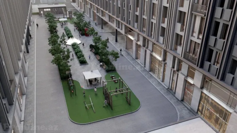 Satılır 4 otaqlı Mənzil Yeni tikili 184 m² Nəsimi r. - şəkil 7