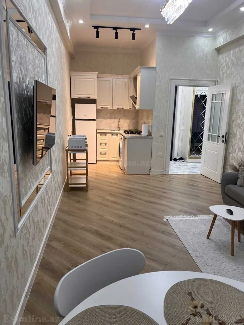 Kirayə verilir 2 otaqlı Mənzil Yeni tikili 55 m² Nizami m. - şəkil 3