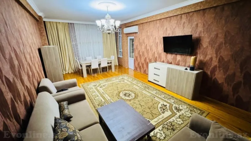 Kirayə verilir 3 otaqlı Mənzil Yeni tikili 130 m² Yeni Yasamal - şəkil 3