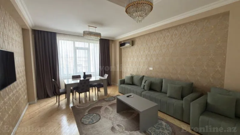 Kirayə verilir 2 otaqlı Mənzil Yeni tikili 75 m² Xətai m.