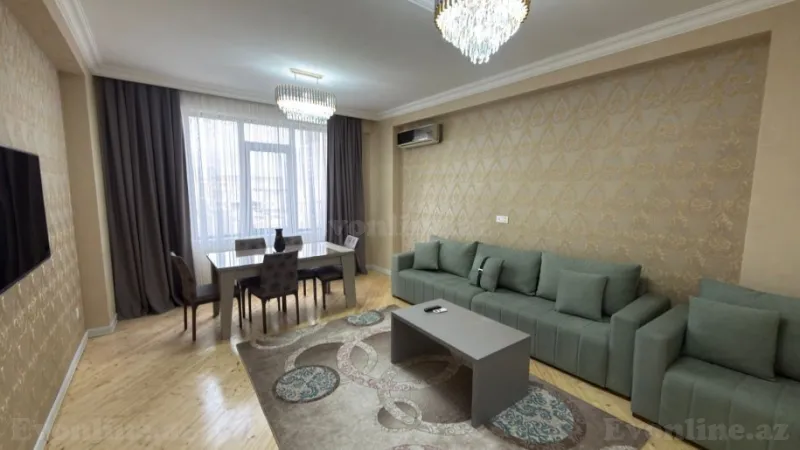 Kirayə verilir 2 otaqlı Mənzil Yeni tikili 75 m² Xətai m. - şəkil 16