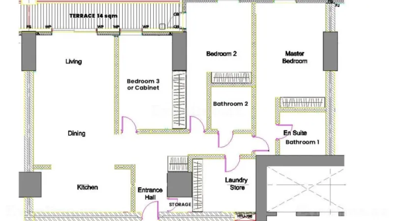 Kirayə verilir 4 otaqlı Mənzil Yeni tikili 230 m² 28 May m. - şəkil 14