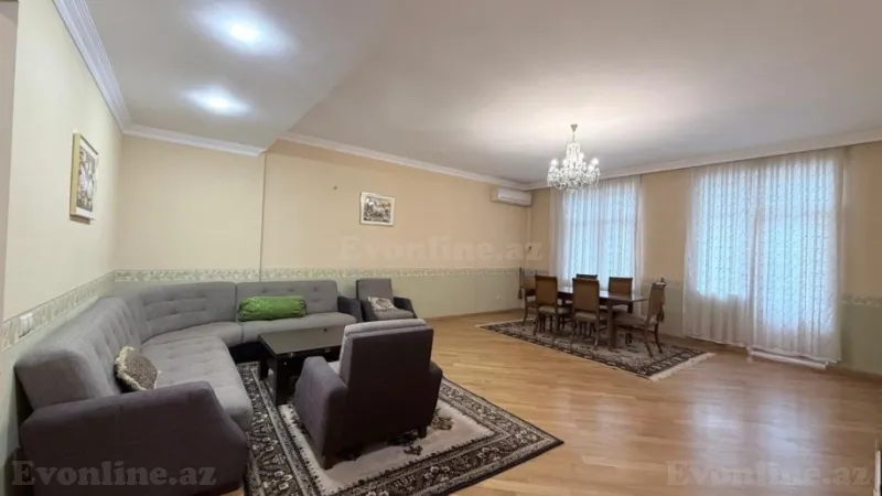 Kirayə verilir 4 otaqlı Mənzil Yeni tikili 200 m² Nərimanov r. - şəkil 13