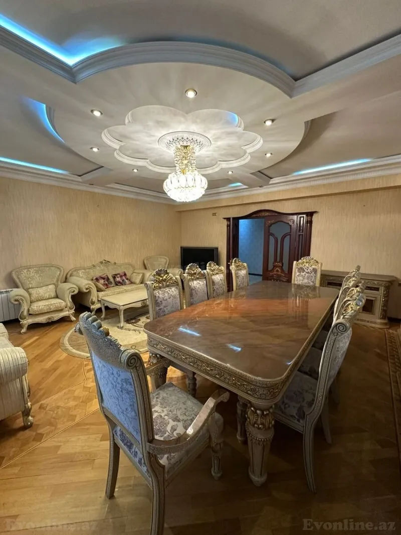 Kirayə verilir 4 otaqlı Mənzil Yeni tikili 192 m² 8 Noyabr m. - şəkil 2