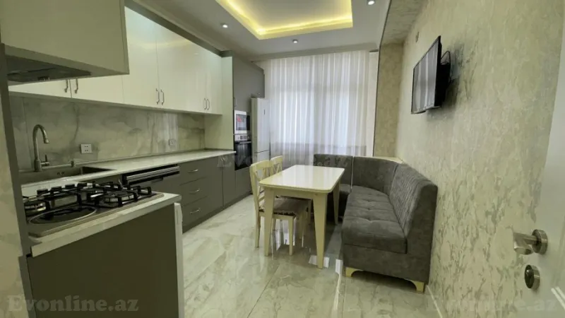 Satılır 2 otaqlı Mənzil Yeni tikili 100 m² Nəsimi r. - şəkil 4