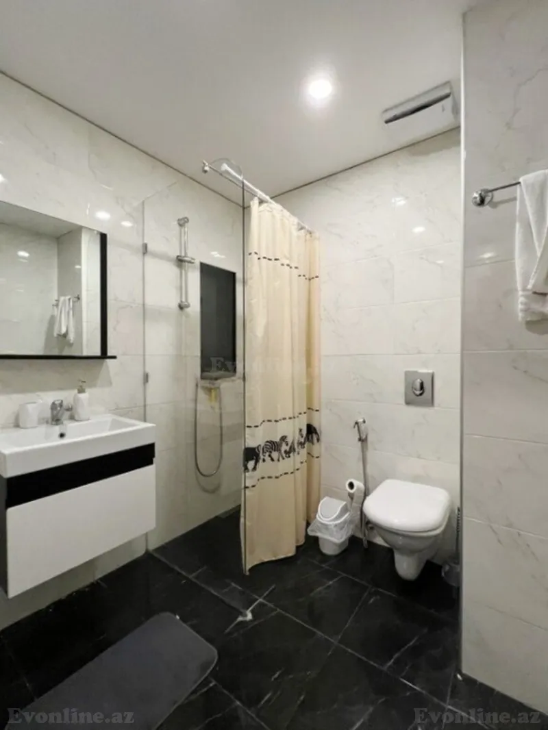 Kirayə verilir 4 otaqlı Mənzil Yeni tikili 250 m² Nəsimi r. - şəkil 19