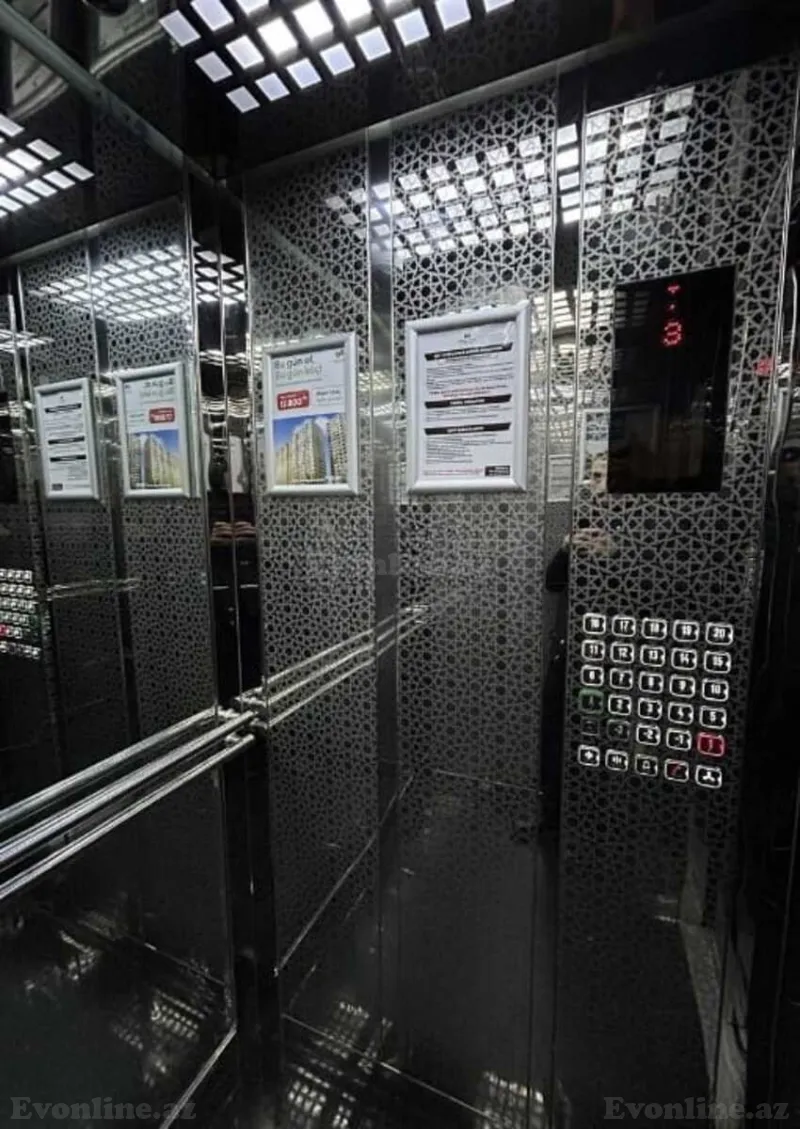 Kirayə verilir 2 otaqlı Mənzil Yeni tikili 54 m² Yasamal - şəkil 3