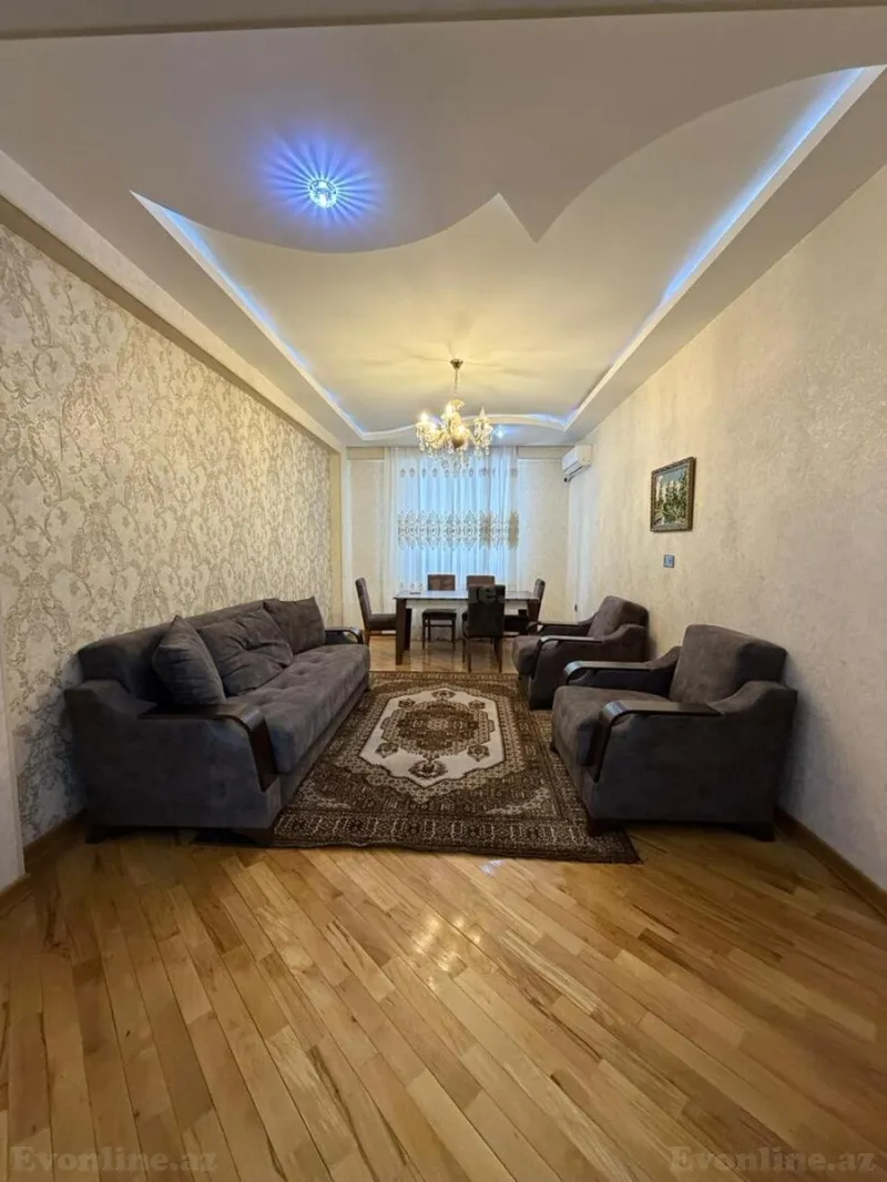 Kirayə verilir 2 otaqlı Mənzil Yeni tikili 95 m² Həzi Aslanov m. - şəkil 2