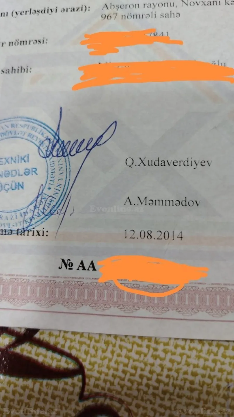 Satılır Torpaq 6 sot Novxanı - şəkil 8