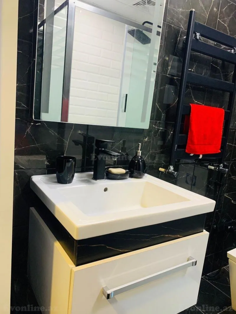 Kirayə verilir 2 otaqlı Mənzil Yeni tikili 65 m² Həzi Aslanov m. - şəkil 4