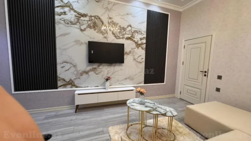 Kirayə verilir 2 otaqlı Mənzil Yeni tikili 100 m² Nərimanov r. - şəkil 3