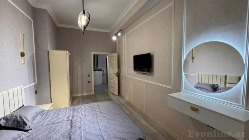 Kirayə verilir 2 otaqlı Mənzil Yeni tikili 100 m² Nərimanov r. - şəkil 8