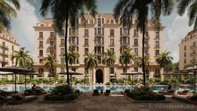 Satılır 1 otaqlı Mənzil Yeni tikili 55.3 m² Nardaran - şəkil 4